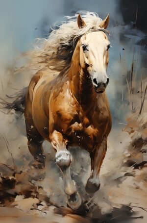 caballo_trote dorado